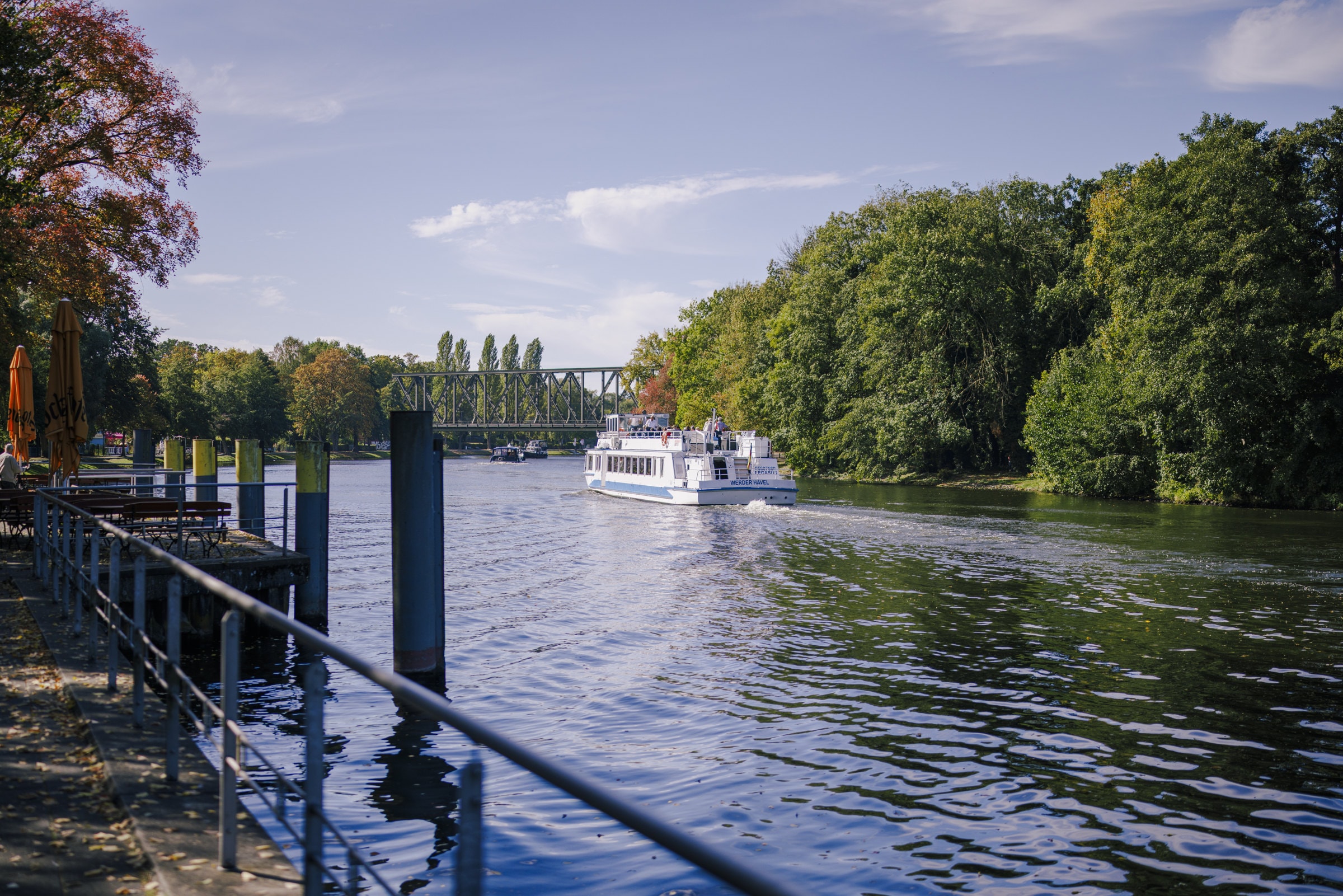 Boote in der Marina an der Havel